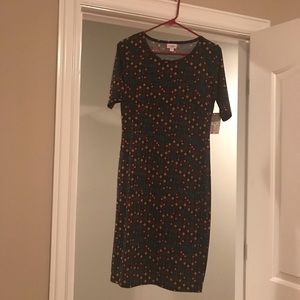 LuLaRoe Julia Dress - Small